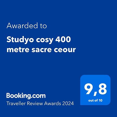 Apartmán Studyo Cosy 400 Metre Sacre Ceour Paříž Exteriér fotografie