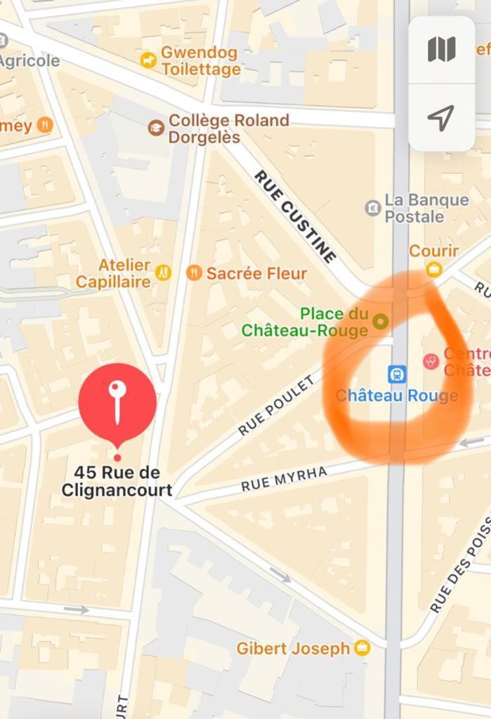 Apartmán Studyo Cosy 400 Metre Sacre Ceour Paříž Exteriér fotografie